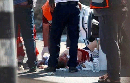 el conductor ha muerto tras ser disparado por soldados Tres soldados sionistas heridos en un atropello en Cisjordania